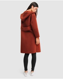 Belle & Bloom - Walk This Way Wool Blend Hooded Coat