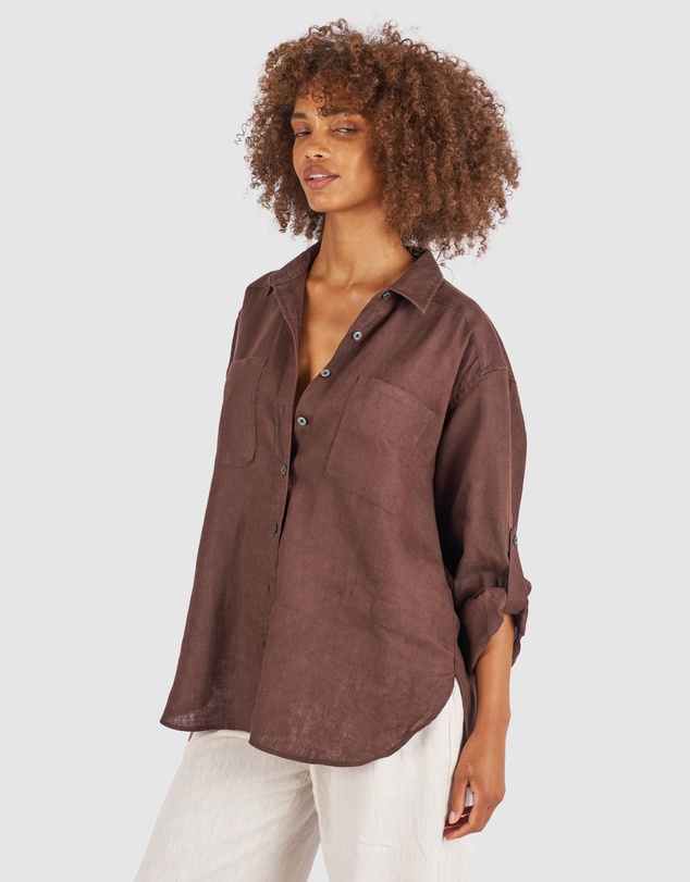 CAMIXA - Luna Oversize Linen Shirt