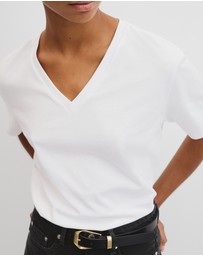 Country Road - Australian Cotton V-neck Neck T-shirt