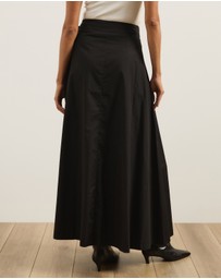 Atmos&Here - Tova Belt Detail Maxi Skirt