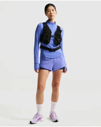 Nike - Swift Dri-FIT Mid-Rise 2-in-1 Running Shorts