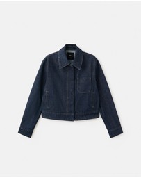 M.N.G - Fitted Denim Jacket With Pockets