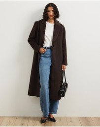 Atmos&Here - Ally Wool Blend Longline Coat