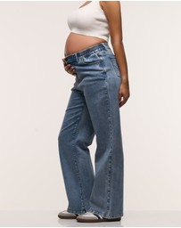 Soon Maternity - Relaxed Wide Leg Jeans