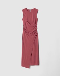 & Other Stories - Draped Midi Dress