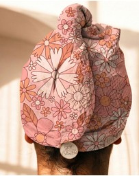 Sky Gazer - Quick Dry Hair Wrap- Flower Power