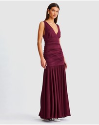 SNDYS - Neve V-Neck Maxi Dress