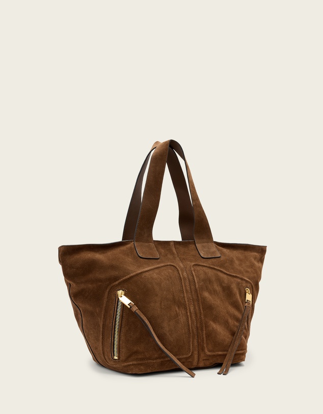 AllSaints - Jean Rey Suede Tote Bag