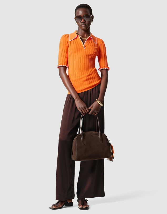 & Other Stories - Rib-Knit Polo Shirt