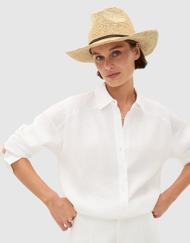 Seed Heritage - Wide Brim Raffia Fedora