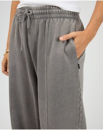All About Eve - Aae Vintage Wide Leg Trackpant Charcoal