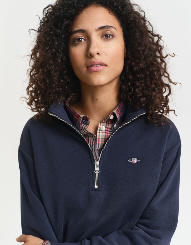 Gant - Shield Half Zip Sweatshirt