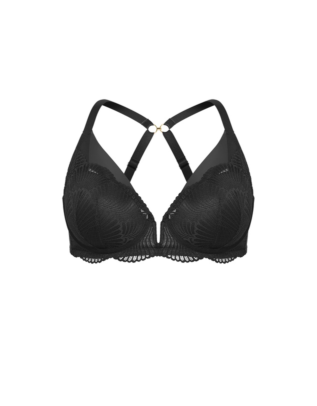 City Chic - Lia Contour Plunge Lace Bra