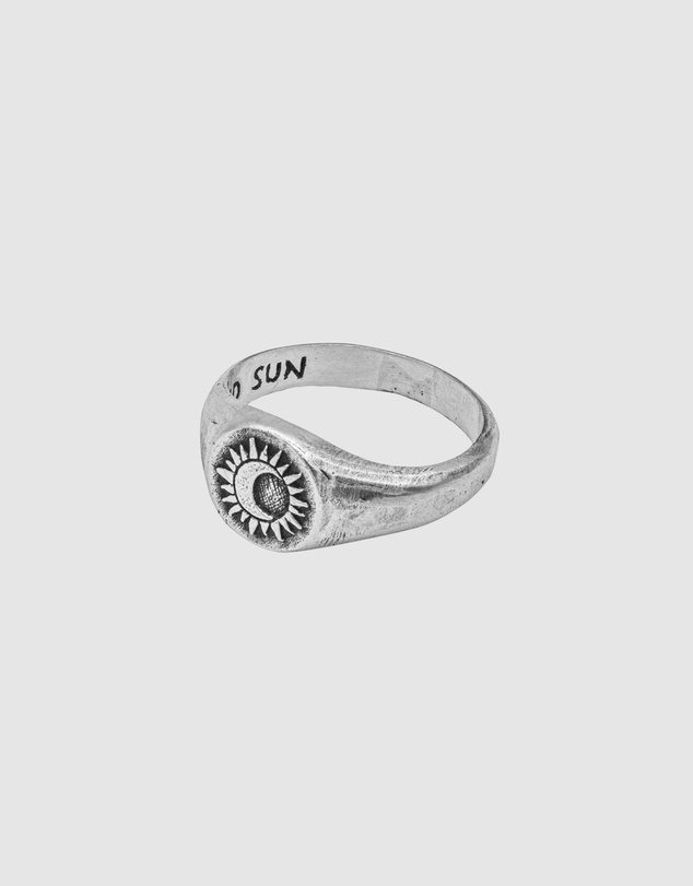 Haze & Glory - ICONIC EXCLUSIVE - Sacred Sun Signet Ring in 925 Silver