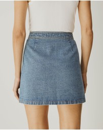 Atmos&Here - Harlow Pocket Denim Skirt