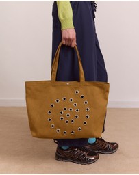 Damson Madder - Raine Swirly Eyelet Tote Bag