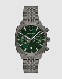 Emporio Armani - Gunmetal Chronograph Watch