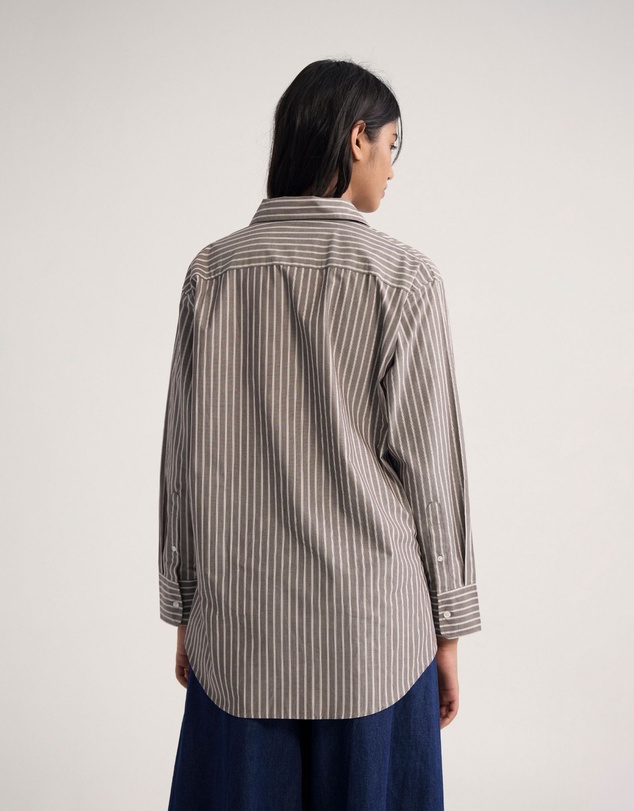 Oxford - Hailey Striped Euro Fabric Shirt