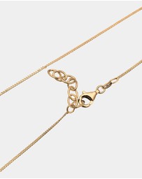 Elli Jewelry - Necklace Crystal 925 Sterling Silver Gold-Plated