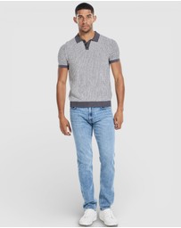 GUESS - Isaac Textured Polo Shirt