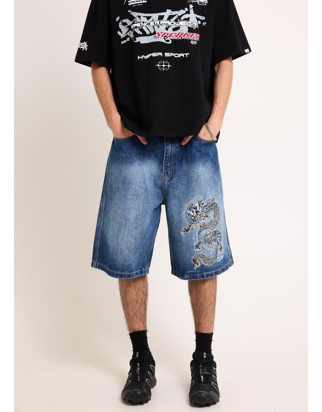 Insight - Mortal Jort Y2K Fadedd Shorts