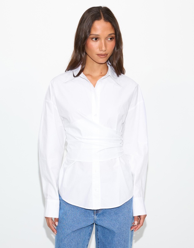 Dazie - Saffron Wrap Shirt