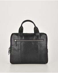 Cobb & Co - Turner Leather Laptop Satchel