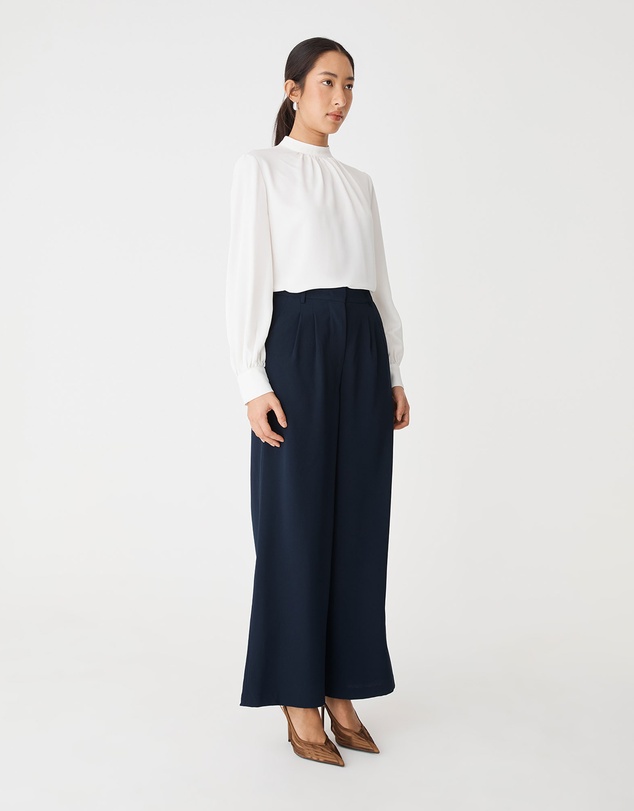 Forcast - Celene Gathered Neck Top