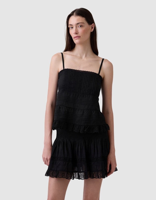 GAP - SL Lace Longline Top