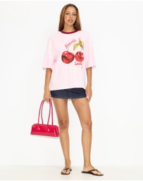 Dazie - Nature's Candy Oversized Graphic Tee