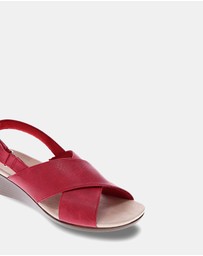 Vionic - McKenna Wedge Sandal - Red