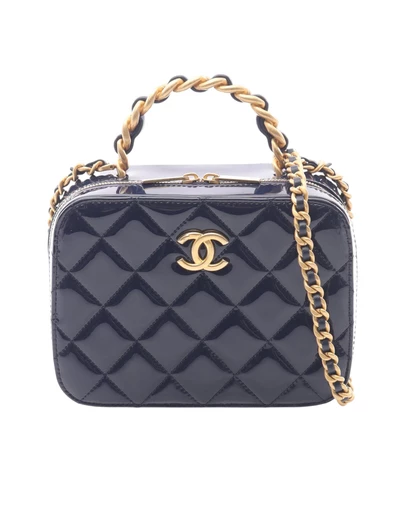 Pre-Loved by Azura Reborn - Pre-Loved CC Quilted Patent Vanity Case