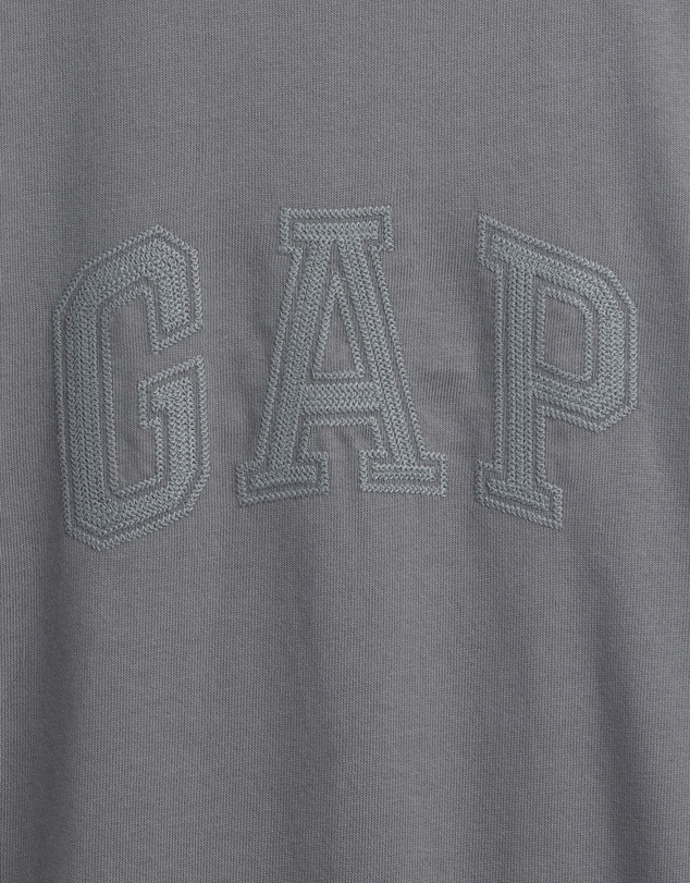 GAP - Intl SS Relaxed Heavy Cropped Logo T-Shirt