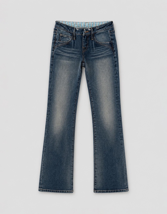 Miaou - Low Rise Flare Jeans