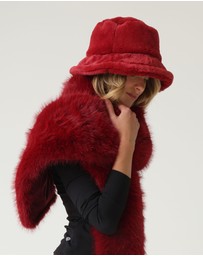 Morgan & Taylor - Carla Faux Fur Bucket Hat