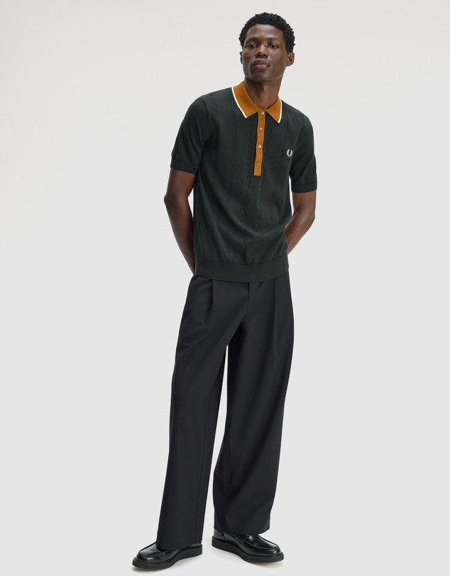 Fred Perry - Cable Knit Shirt