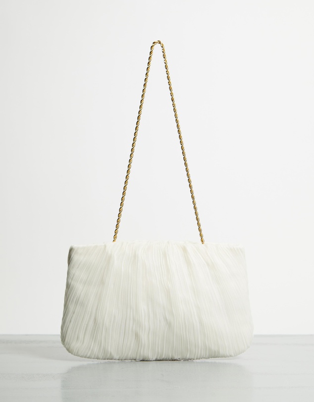 Loeffler Randall - Brit Plissé-Organza Clutch