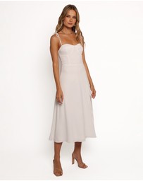 Petal & Pup - Cordelia Midi Dress - White
