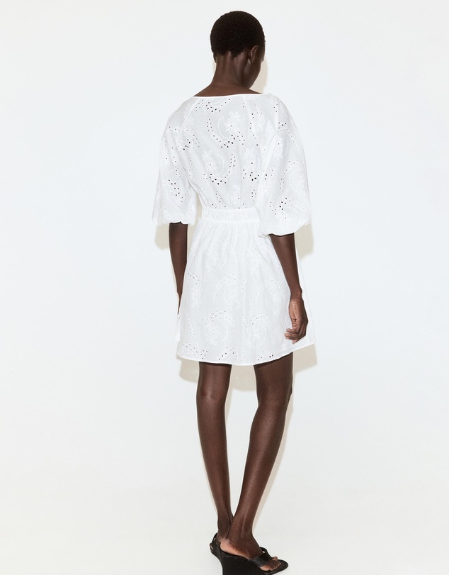 M.N.G - Embroidered Short Dress