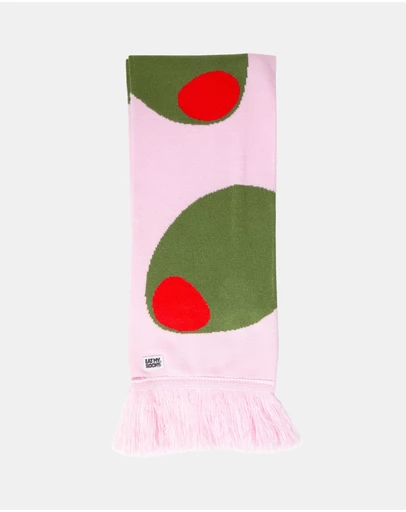 EAT MY SOCKS - Scarf Olive