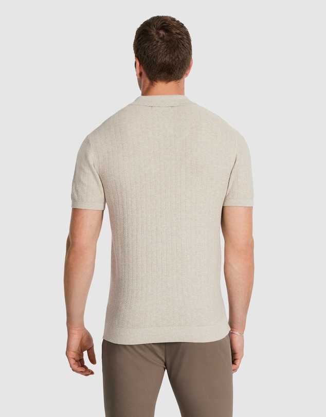 Tarocash - Darius Zip Knit Polo