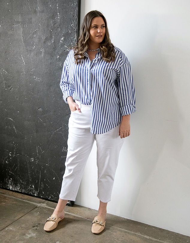 Love Your Wardrobe - Jordyn White Stretch Jeans