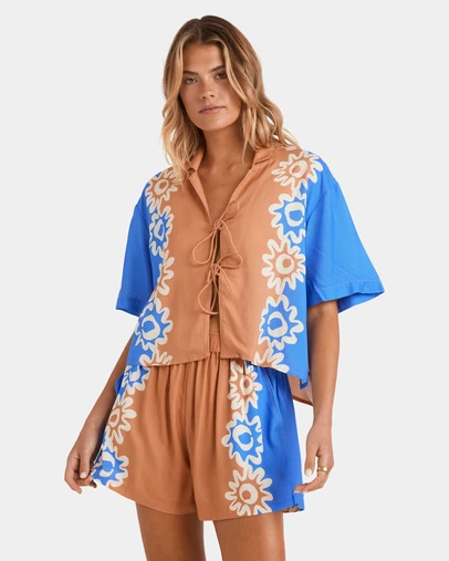 Billabong - Womens Trippin Dippin Short Sleeve Shirt