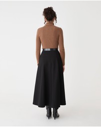 Forcast - Janice A-Line Ponte Skirt