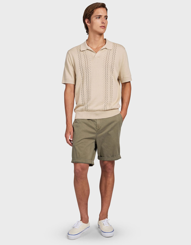 Academy Brand - Charlie SS Knit Polo