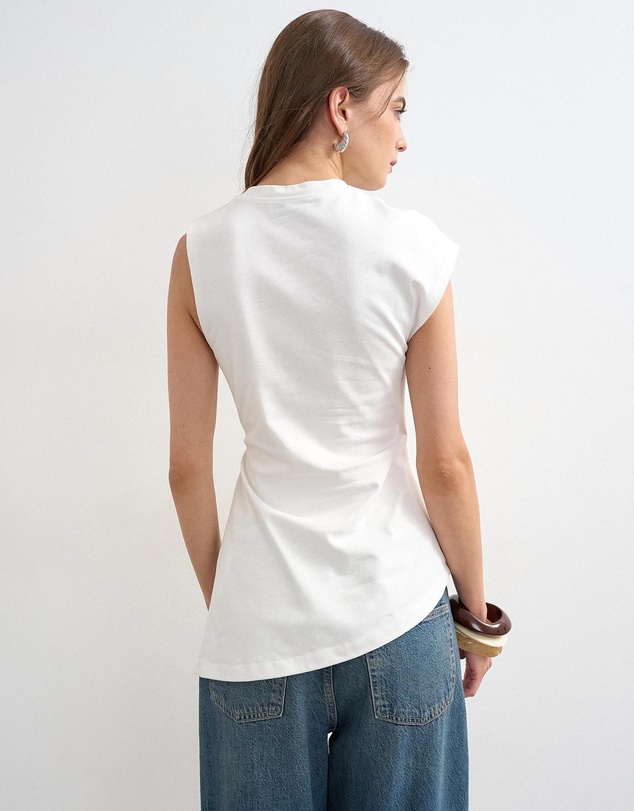 TOPSHOP - Caroline Ruched Side Top