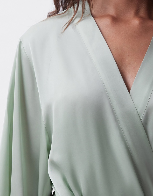 Bras N Things - Bethany Short Wrap - Light Green