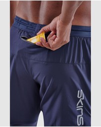SKINS - SKINS Compression Men's Series-3 Clothing Superpose Tight Navy Blue