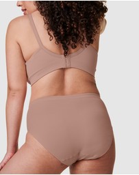 Bravado - Recycled Nylon, Cotton & Modal High Waist Seamless Brief