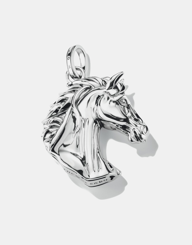 THOMAS SABO - THOMAS SABO Silver Horse Pendant with Zirconia